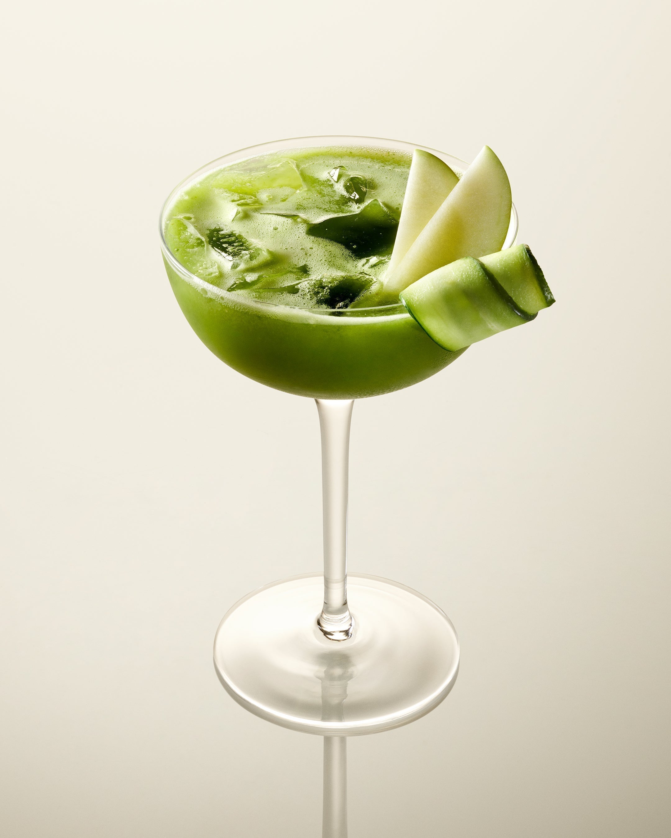 greens superfood powder mocktail