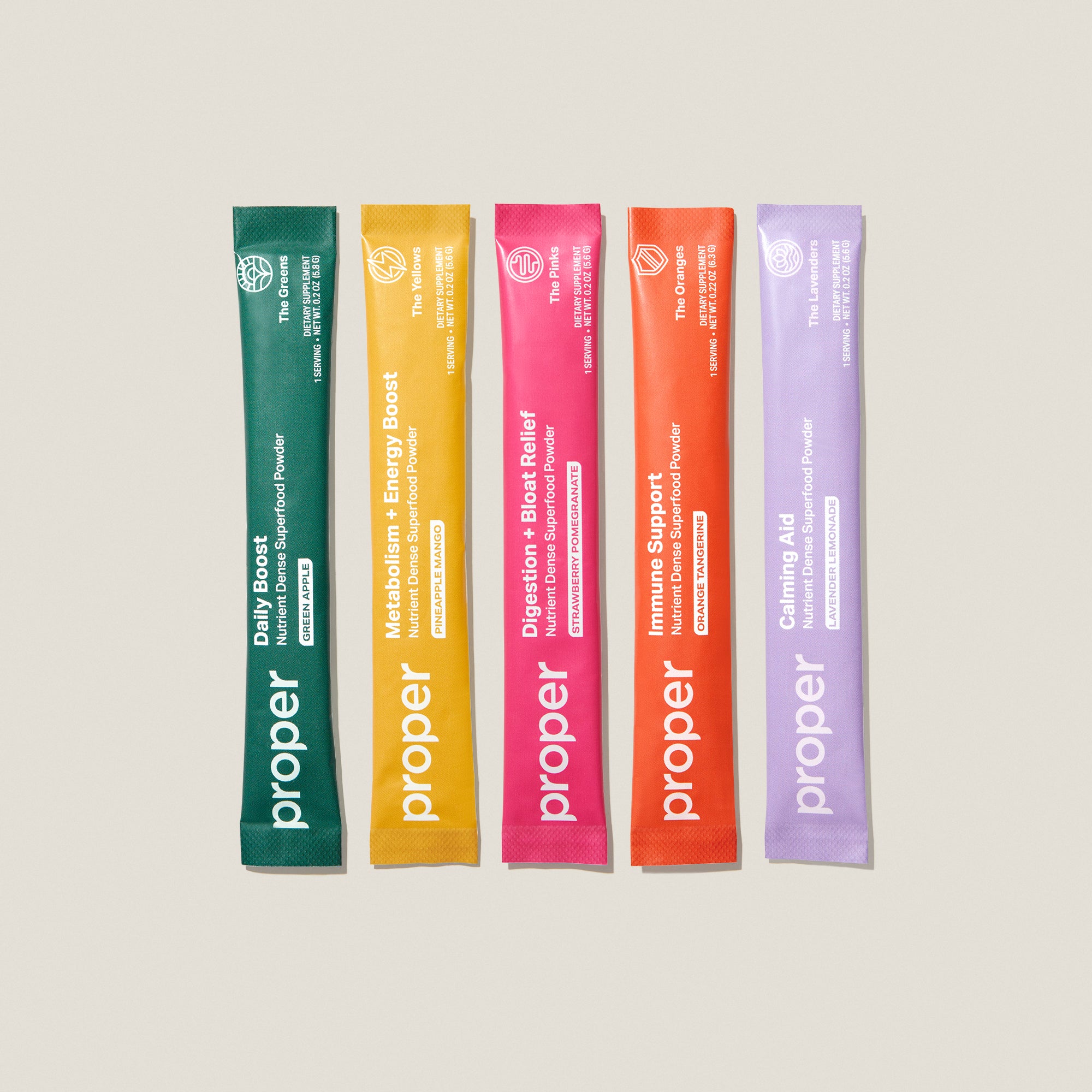 superfood powder stick packs