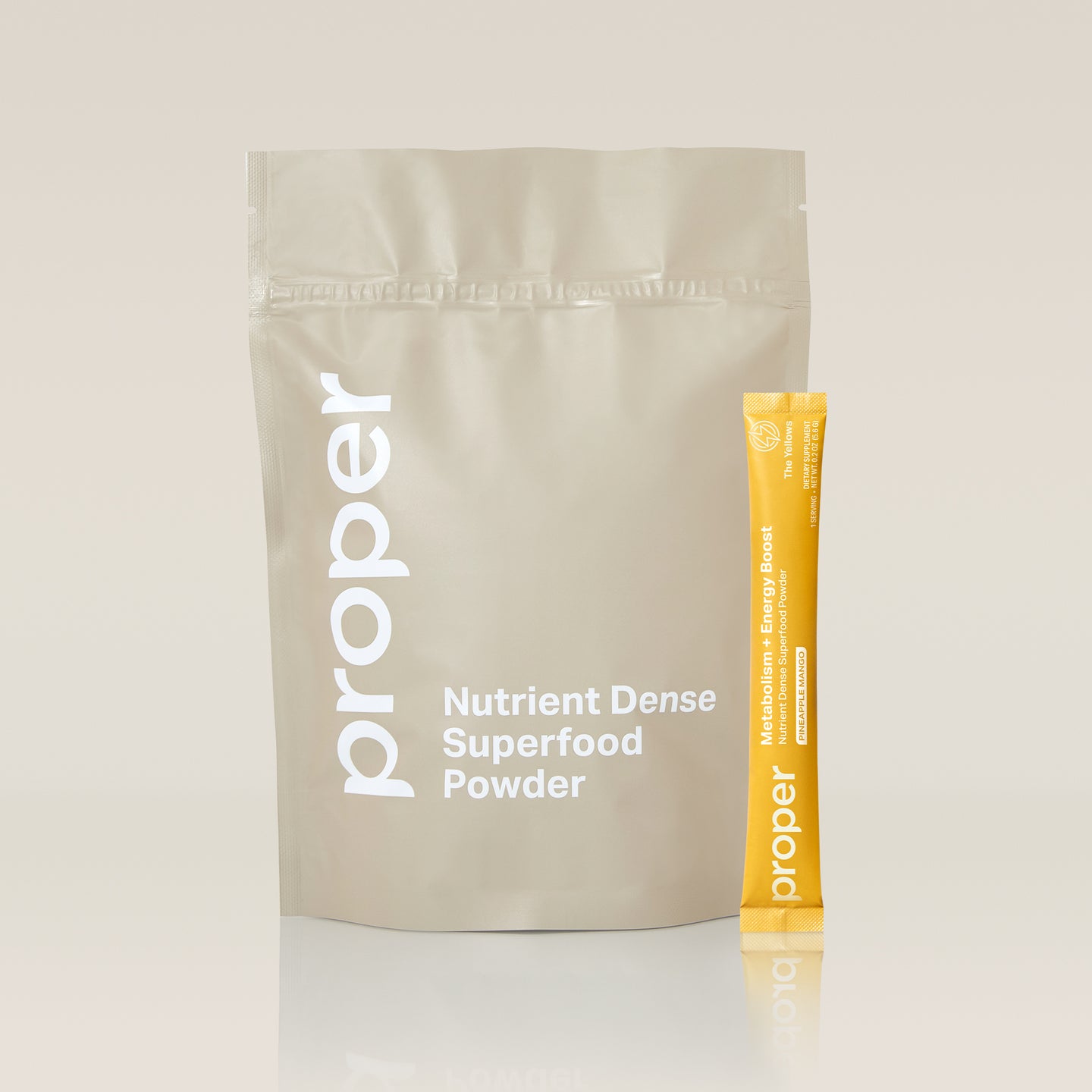 metabolism and energy boost superfood powder stick packs