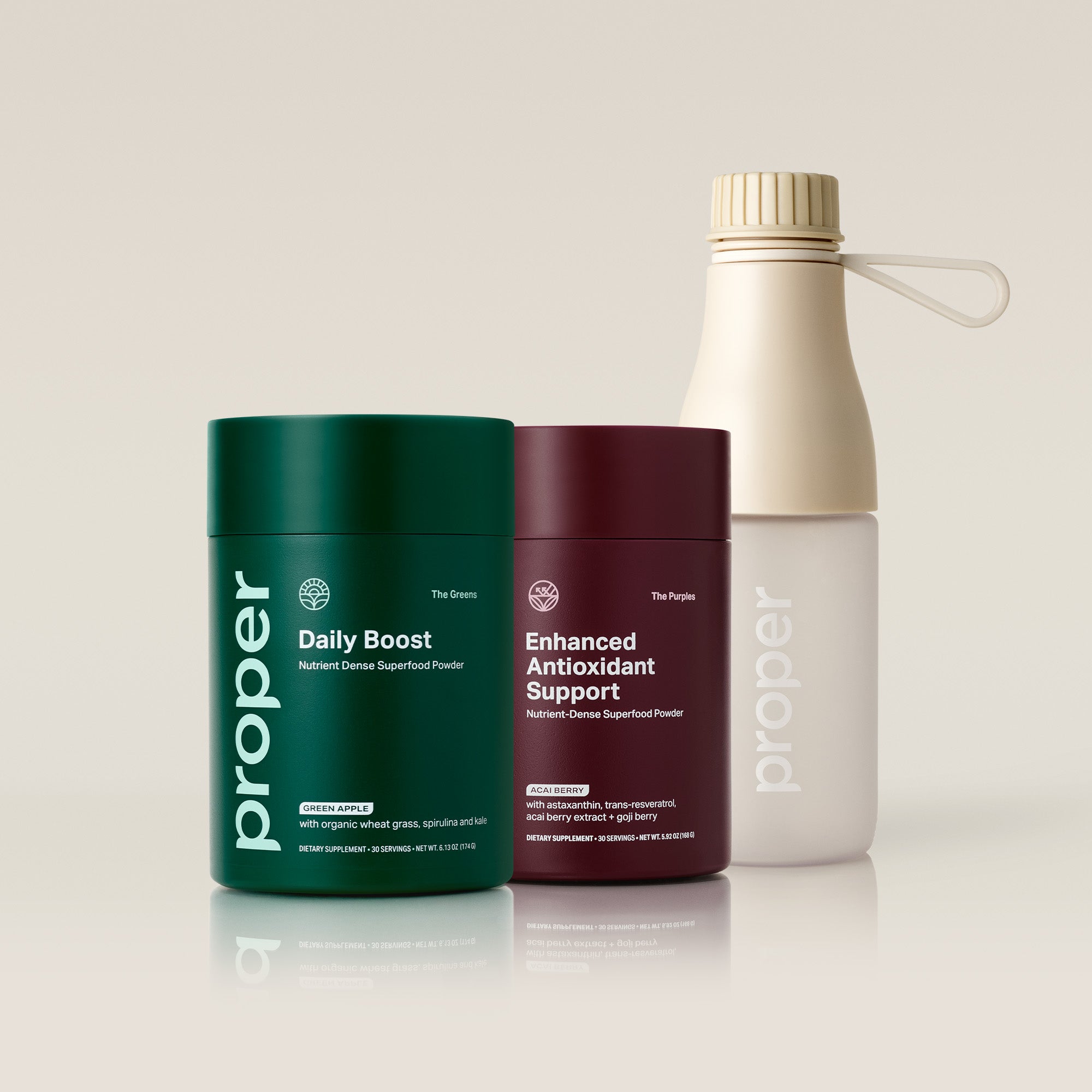 green and purples superpowder bundle
