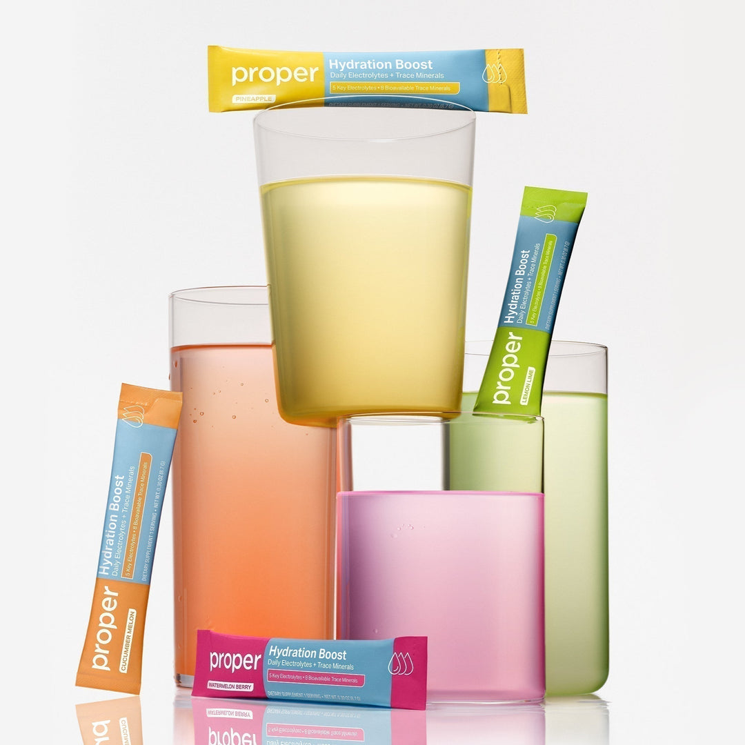 Introducing Proper Hydration Boost: Daily Electrolytes + Trace Minerals
