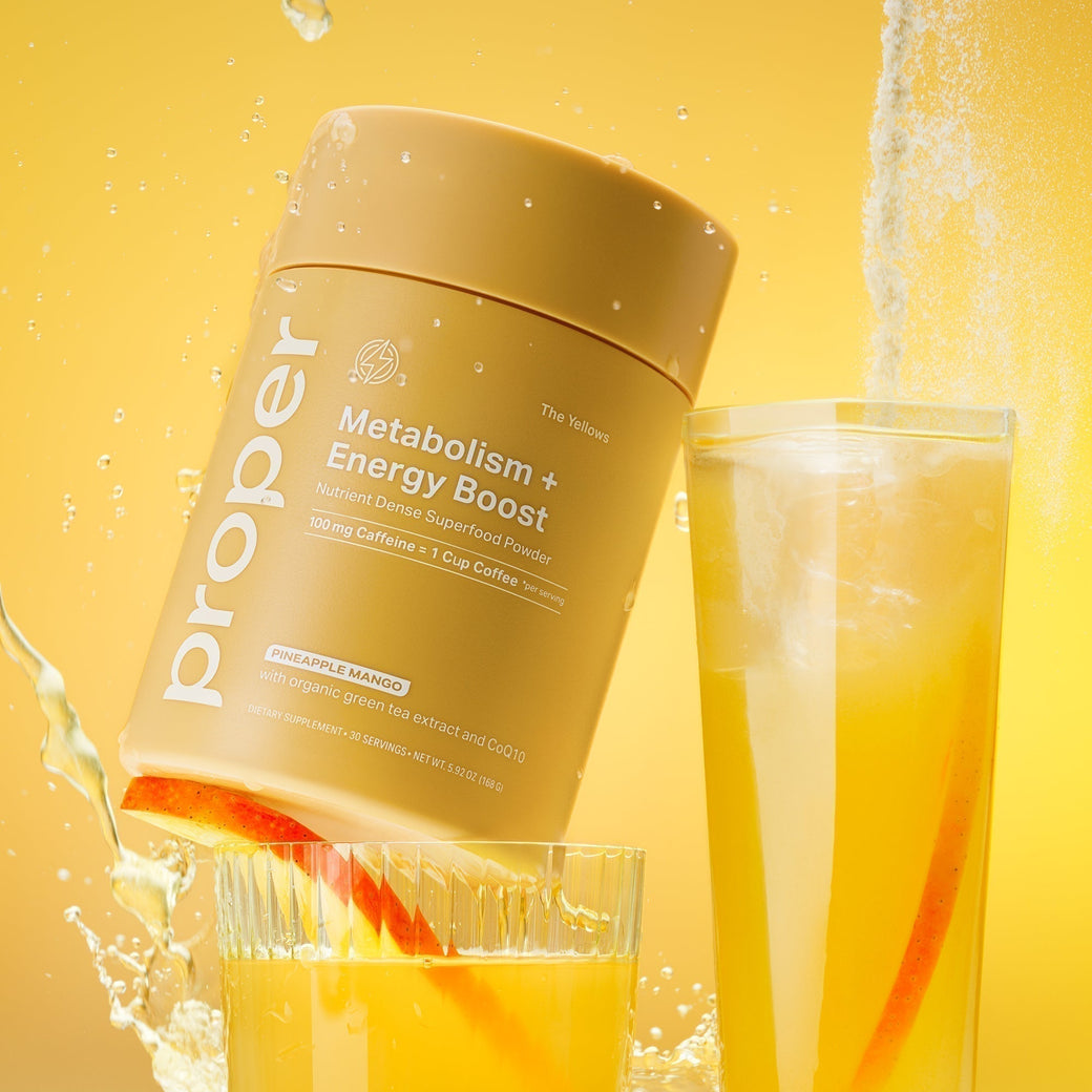 The Yellows Metabolism + Energy Boost: How to Naturally Support Metabolic Health