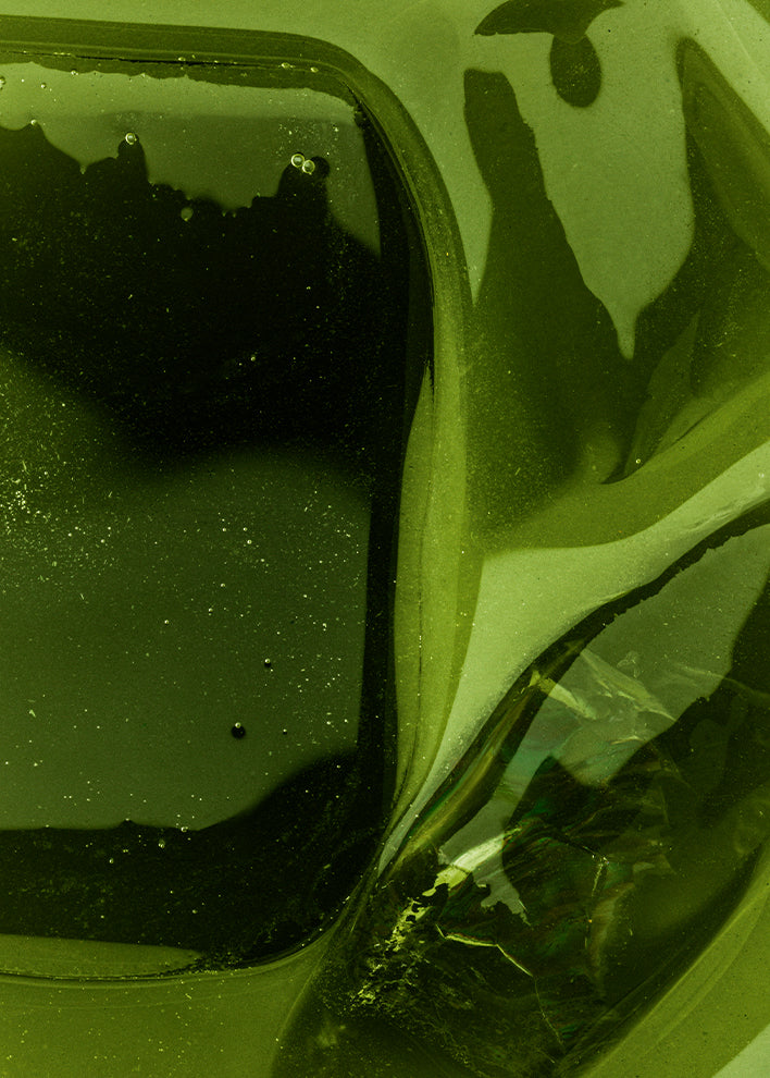 green drink with ice