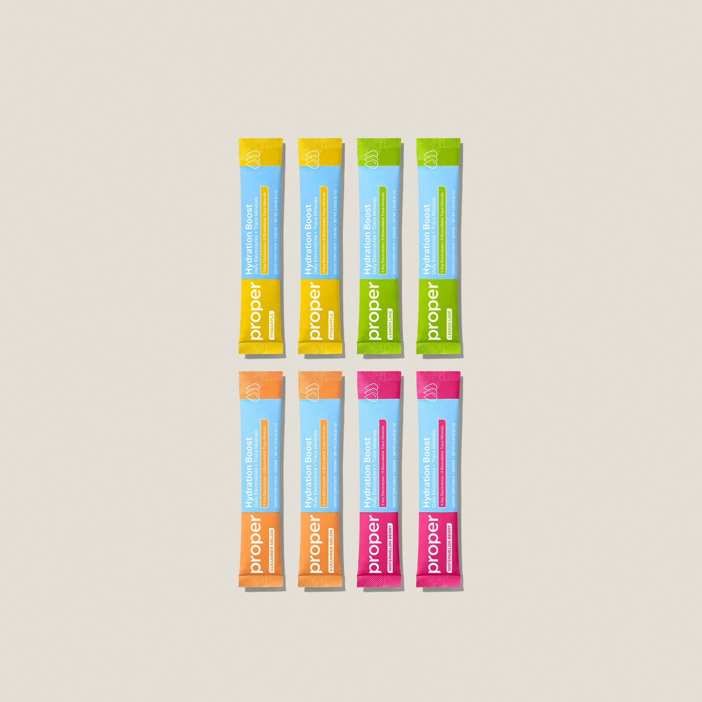 hydration boost powder variety stick packs