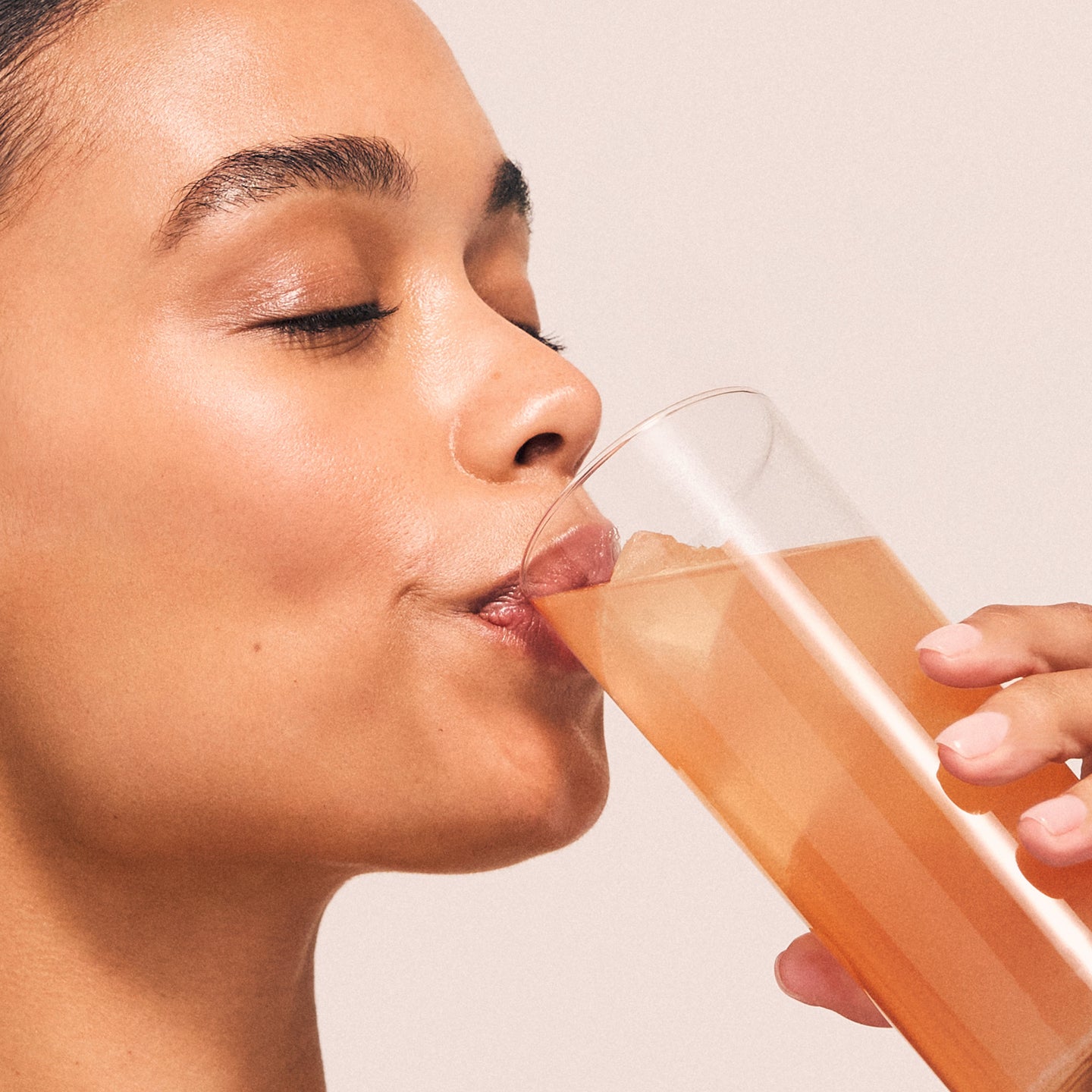 cucumber melon hydration powder mixed in water