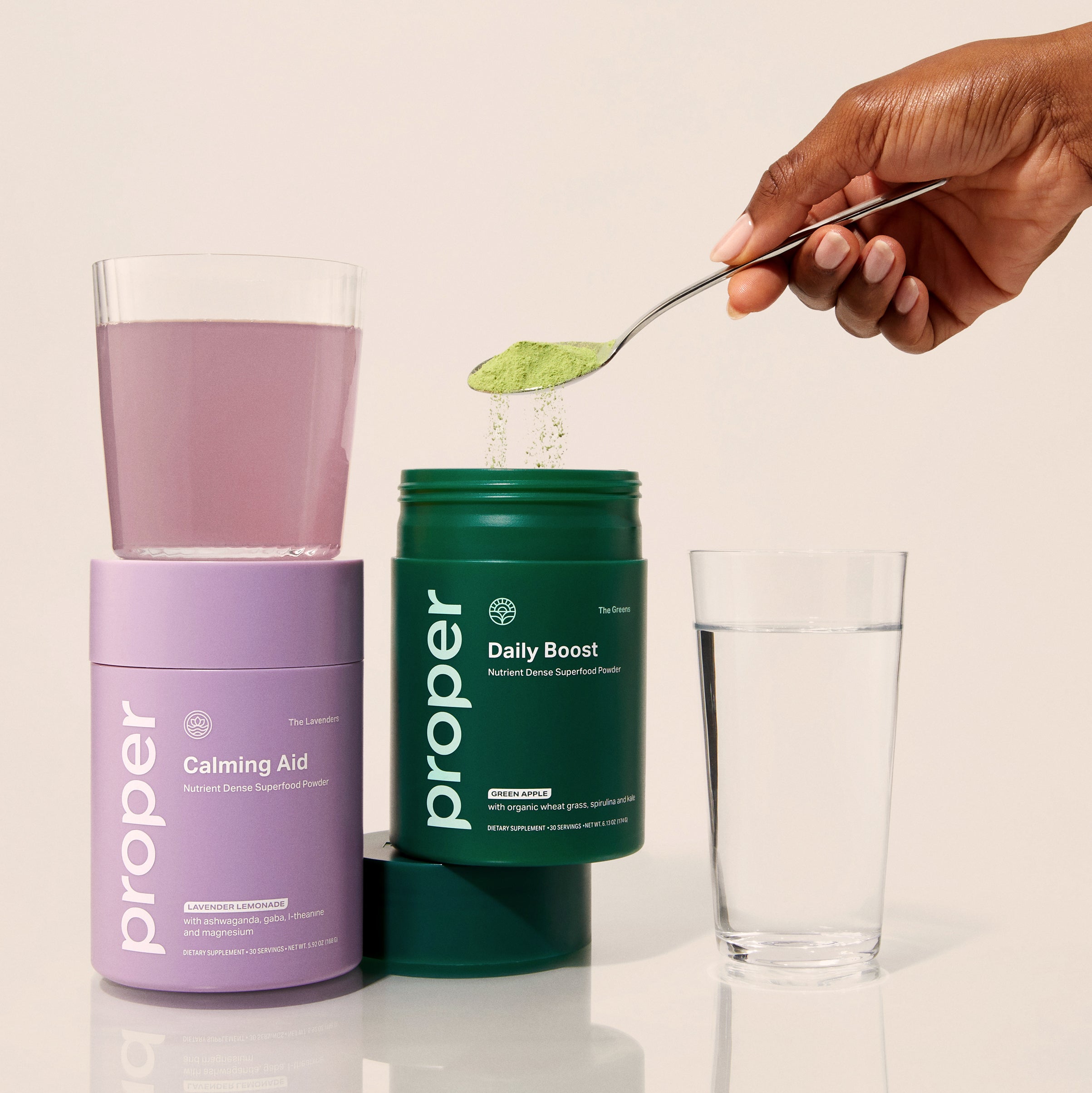 superpowders mixed with water